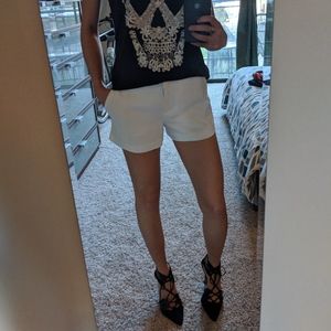 NWOT Armani Exchange White Shorts